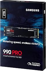 Samsung 990 PRO 2TB NVMe M.2 PCIe 4.0 SSD 7450 MB/s Read 6900 MB/s Write view 5
