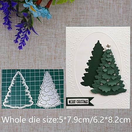 Fustella Albero Di Natale Grande.Fustella 3d A Forma Di Albero Di Natale In Acciaio Al Carbonio Per Scrapbooking Goffratura In Metallo Per Fai Da Te Per Decorare Album Cartoline E Biglietti Amazon It Casa E Cucina