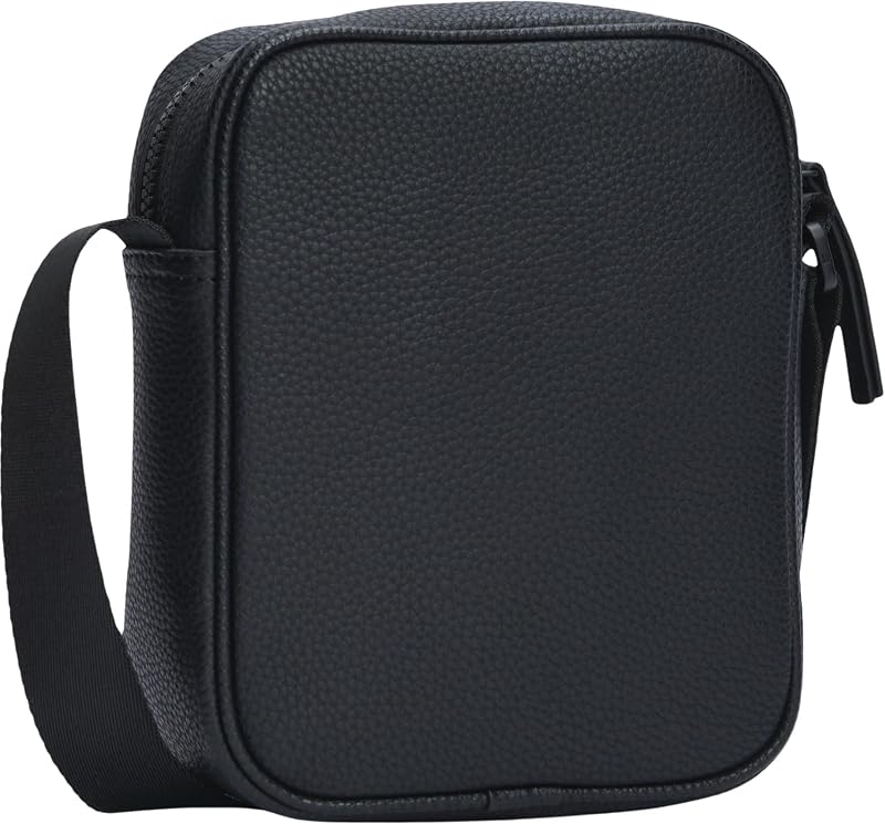 Sac à Bandoulière Homme Essential PU Mini Reporter Petit, Noir (Black), Taille Unique