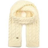 Michael Kors womens Moving Cables Scarf, Stylish Fashion Accessory, Ideal for Cold Weather