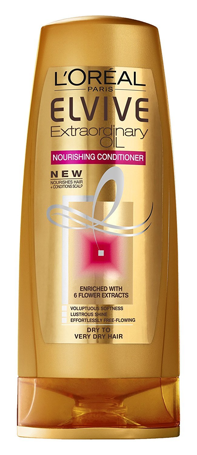 L'Oreal Paris Elvive Extraordinary Oil Conditioner for Dry Hair 400ml Pack of 6 (Packaging May Vary)