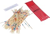 HENBRANDT 41pcs Mikado Sticks Traditional Family Game Wooden Toy Set view 5