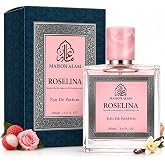 Maison Alam Roselina Long Lasting Perfume for Women, Eau De Parfum, 100 ml | Impression of Perfume De Marly Delina, Rose, Lychee, Rhubarb, Bergamot, Vanilla, Musk &amp; Cashmeran, Gift for Her, Paraben-Free