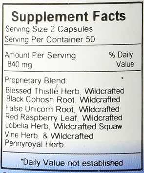 Dr Christopher S Birth Prep 100 Vegetarian Capsules Health Personal Care Amazon Com