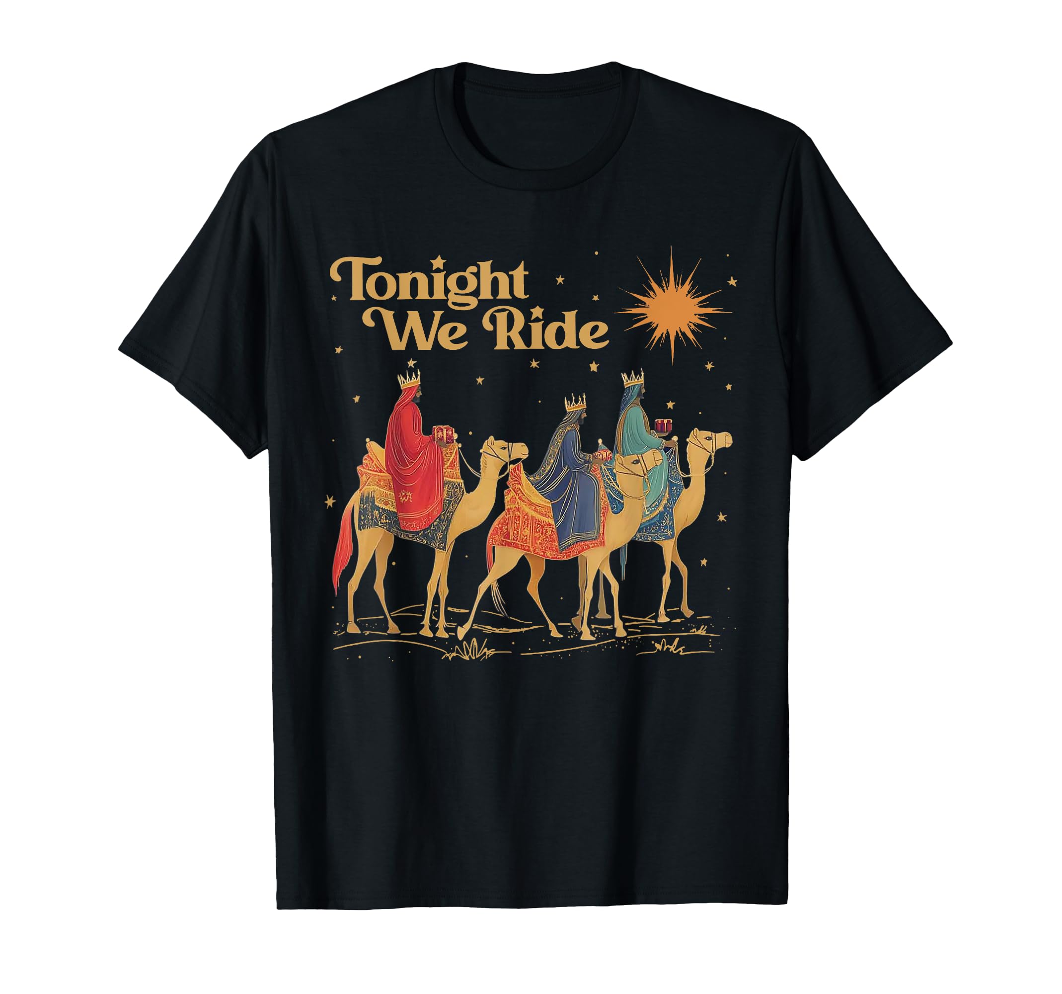 Photo 1 of 3 Wise Men Tonight We Ride Christmas T-Shirt size 4XLT
