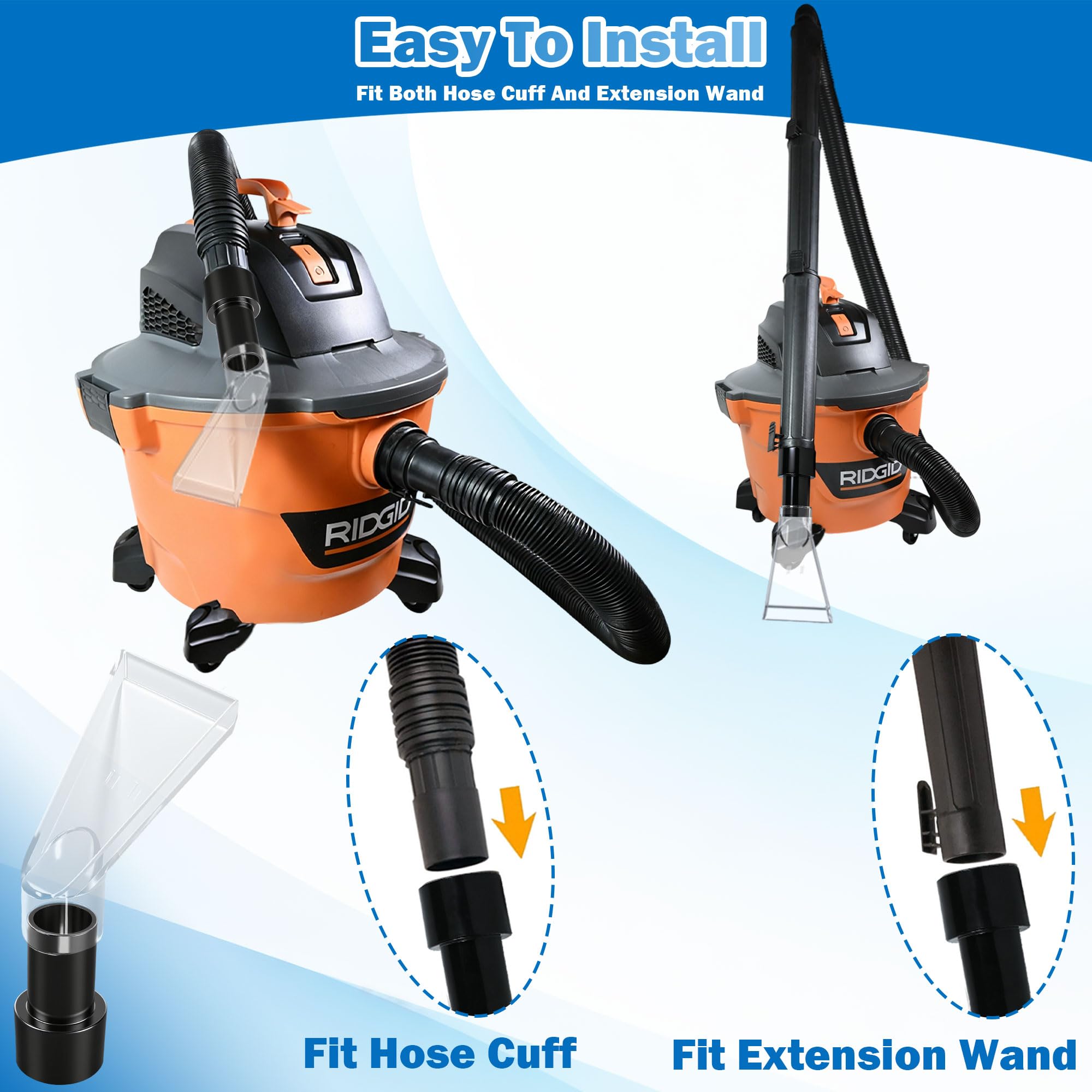 Happy Tree Universal Fits All Brands' Shop Vacs with 2-1/2