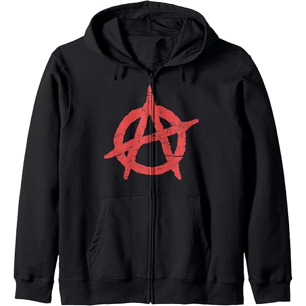 Amazon.com: Anarchy - Punk Rock Band & Hardcore Punk Rock Zip Hoodie