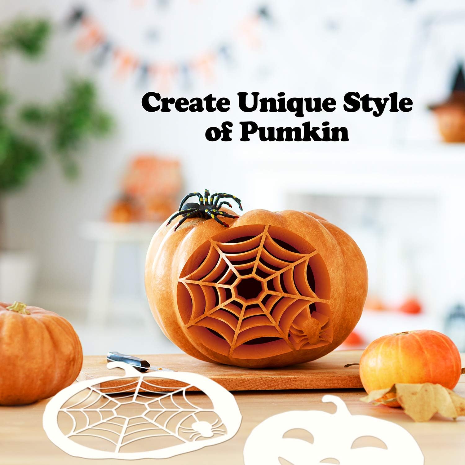 Mocoosy 12 Pcs Halloween Stencils - Image 3