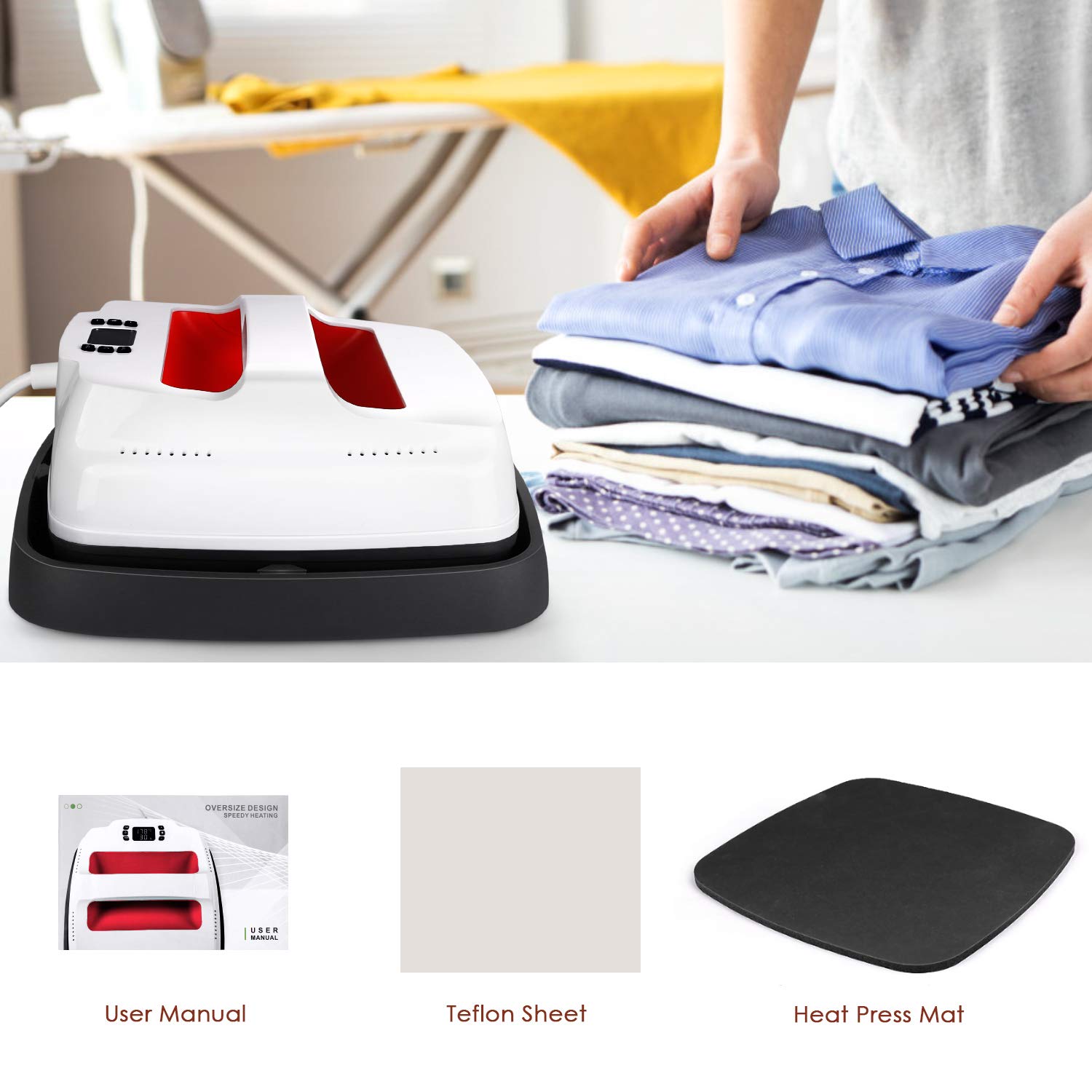 Portable Inches 9 X 9 Machine Press Heat TUSY MultiFunction Sheet