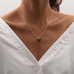 WFYOU Gold Heart Necklace for Women Dainty Tiny 14k