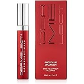 Dermelect Smooth Lip Volumizer for Lips - Anti Aging Plumper with Argan Oil, Shea Butter, Coconut Oil, Hyaluronic Acid Vitamin C Silkflo Hydrating Conditioning Lip Primer for Dryness Thin Lips .24 oz