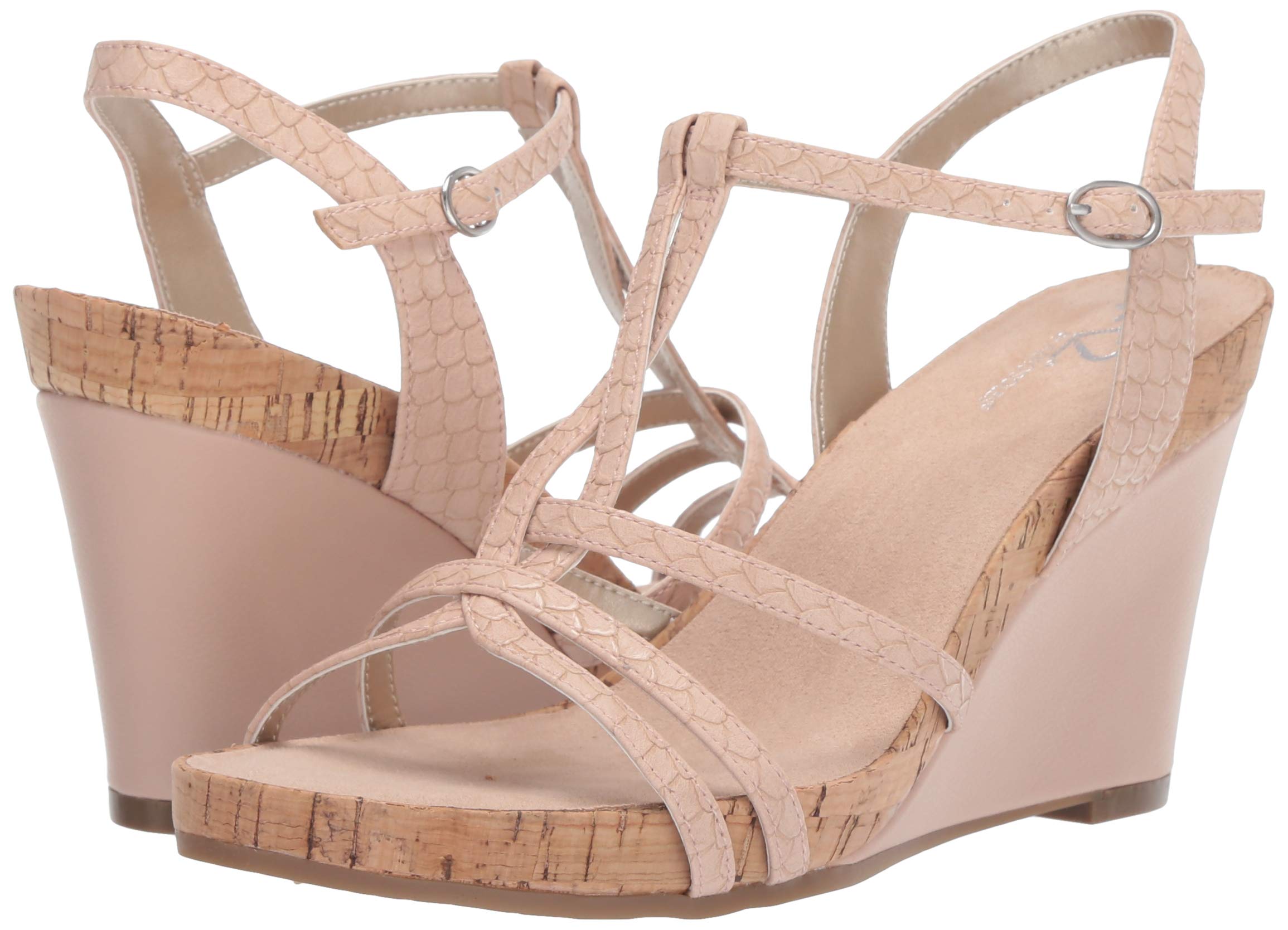 Aerosoles - Women's Plushed Nickel Wedge Sandal - Open Toed Heel with Memory Foam Footbed - Image 7