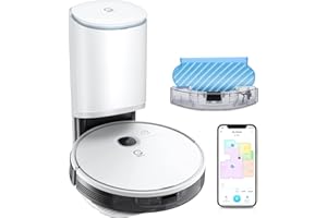 Yeedi by ECOVACS vac Station Robot Vacuum and Mop - Self Emptying 3-in-1 Cleaner,200-Min Runtime,3000Pa Suction, Smart Mapping, Carpet Detection, Alexa Compatible, Wi-Fi Connected