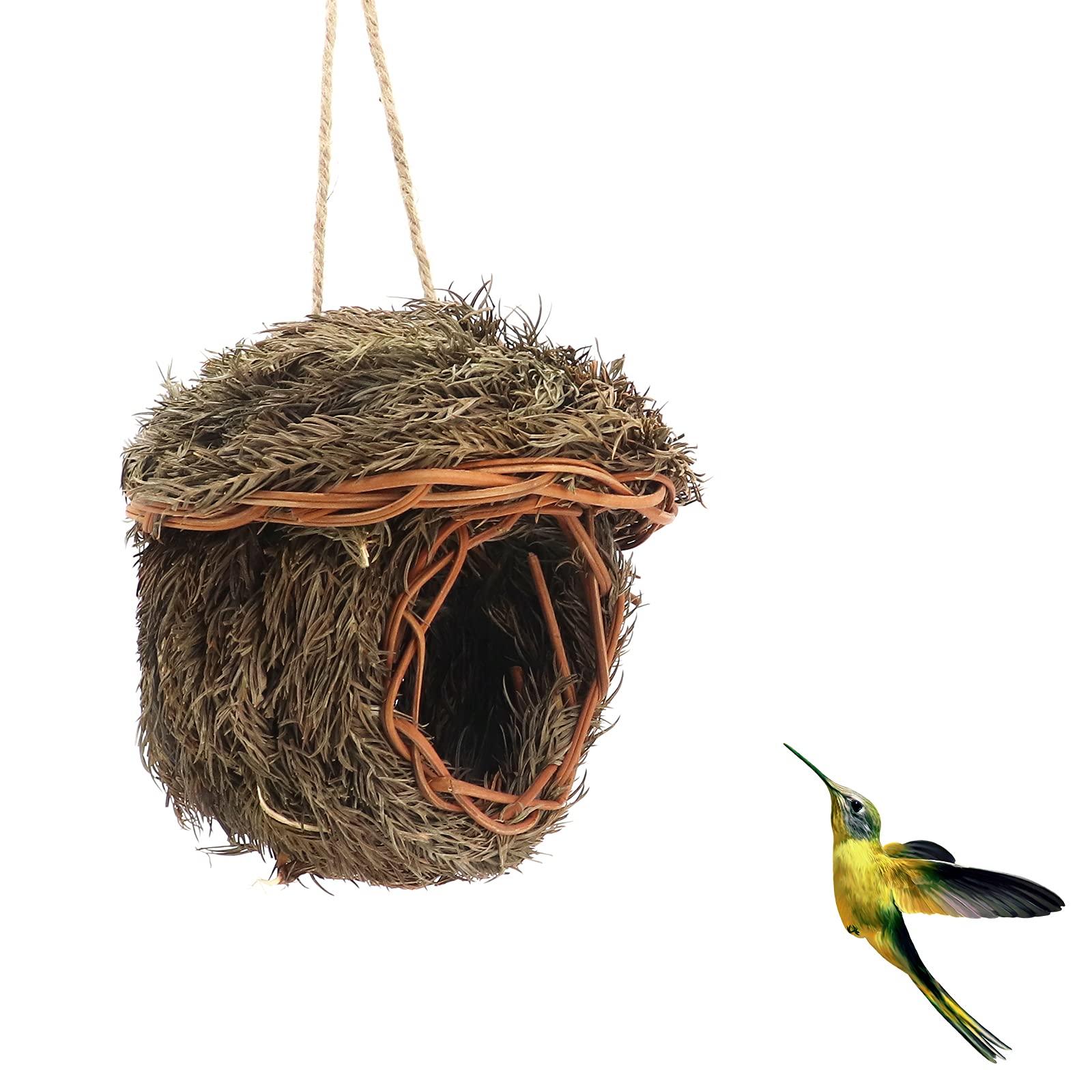 Beowanzk Bird House - Hanging Bird Feeder for Small Birds, Garden Bird Boxes