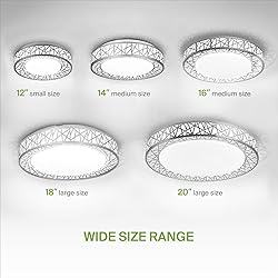ASD 12 Inch LED Flush Mount Ceiling Light Fixture