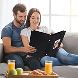 Miaikoe Photo Album 300 Pockets 4x6 Large Capacity Linen Hardcover Black view 5