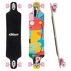 Nattork 42 Inch Cruiser Longboard Skateboard