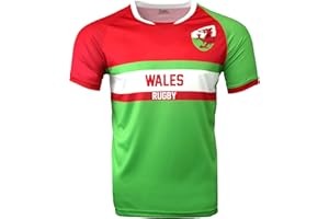 WORLD RUGBY SHOP Nations of Rugby Supporters Men & Women's Jersey Shirts in Sizes Small to 3XL