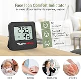 ThermoPro TP157-3 Digital Hygrometer Indoor Thermometer with Face Icon view 4