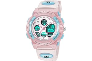 Bomieux Kids Watch for Boys and Girls Ages 5-15, Analog Digital Waterproof with Alarm Clock Stopwatch, Birthday and Christmas Gifts