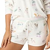 PJ Salvage Womens Roll with It Collection Loungewear Shorts