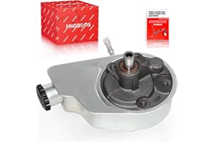 PHOBOOS Power Steering Pump Compatible with Chevrolet & GMC & Cadillac & Hummer - 1996-2014 - C2500, K2500, Suburban 1500, Cheyenne, Avalanche, Escalade, Yukon, with Outlet & Reservoir, Ref. 20-8740
