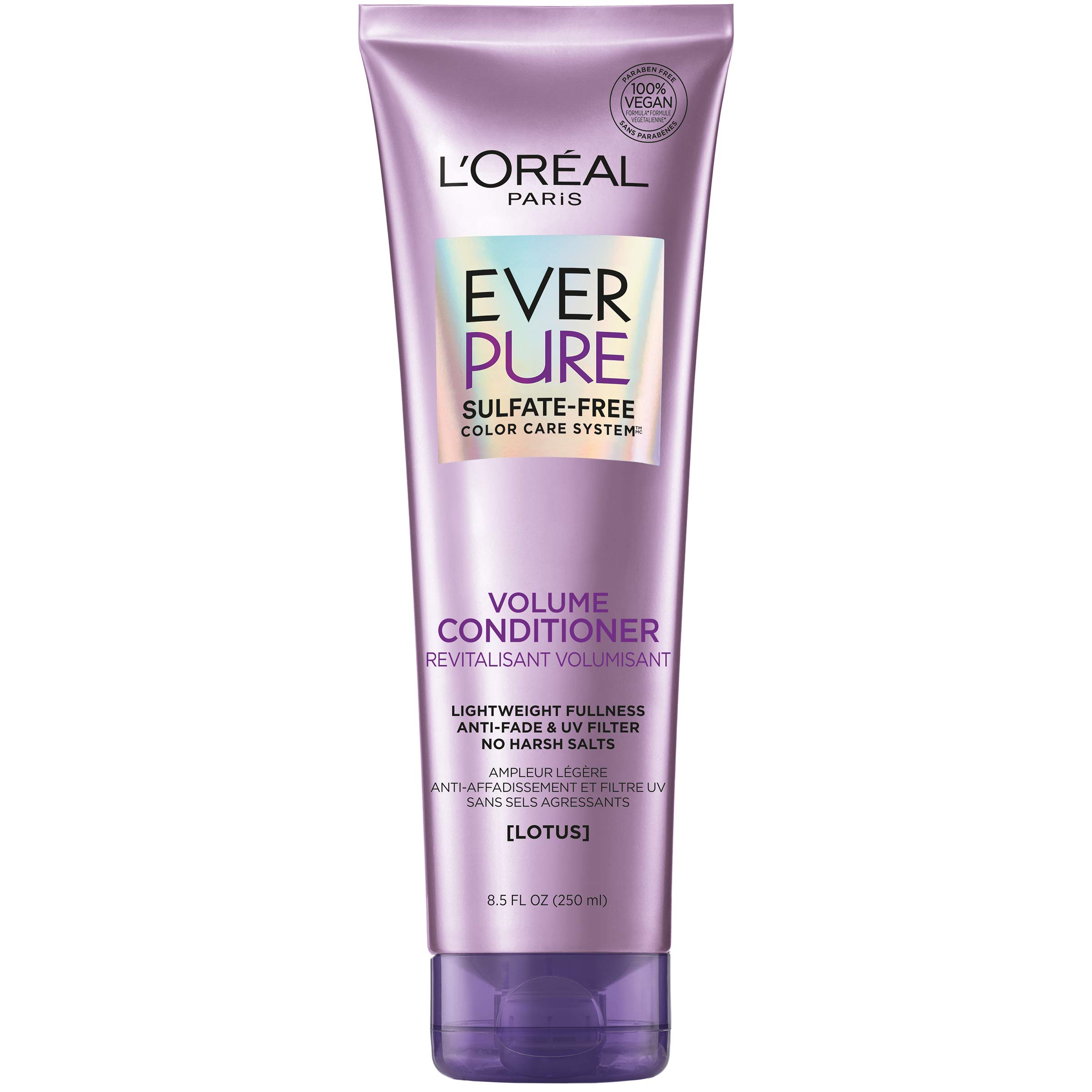 L'Oreal Paris Hair Care Ever Pure Volume Conditioner, 8.5 Fluid Ounce