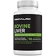 PRIMALRX Bovine Liver: Grass Fed Beef Liver Capsules – Beef Organ Supplement (Vitamin A, B12, Choline, Heme Iron Supplements) – 90 Dessicated Beef Liver Capsules