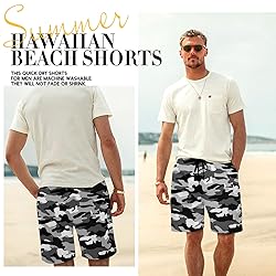 Men's Swim Trunks Hawaiian Bathing Mesh Lining Suit