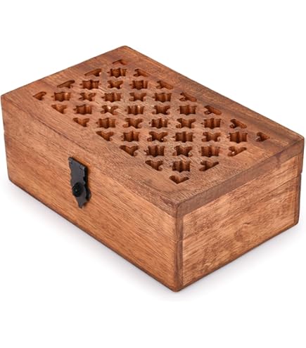 New Age Imports, Inc. GIFT IDEAS~ Floral Carved Handmade Wooden