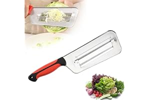 Stainless Steel Shredder Knife, Durable Cabbage Shredder, Multifunctional Julienne Cutter, Dual Blade Layer Slicer for Colesl