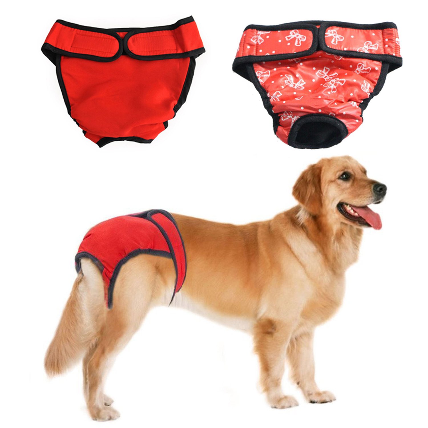 Diapers For Female Dogs Washable Reusable Diaper For Small To Large