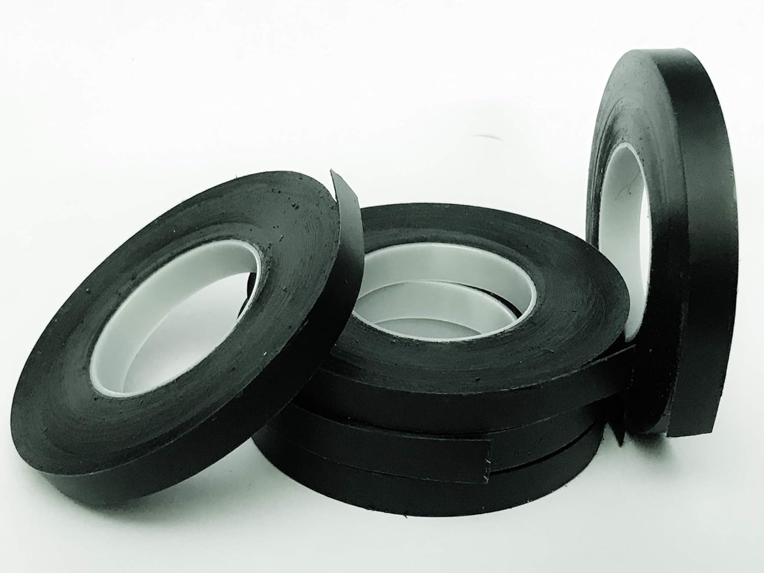 Tape 1/4 inch 6 mm Black Matte (5 Pack) Chart Tape