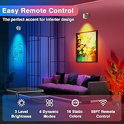 URTOM 6W RGBW Uplighting Indoor Color Changing Up