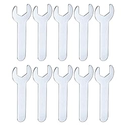 HARFINGTON 10pcs Small Wrench 13x70x1.5mm Metric