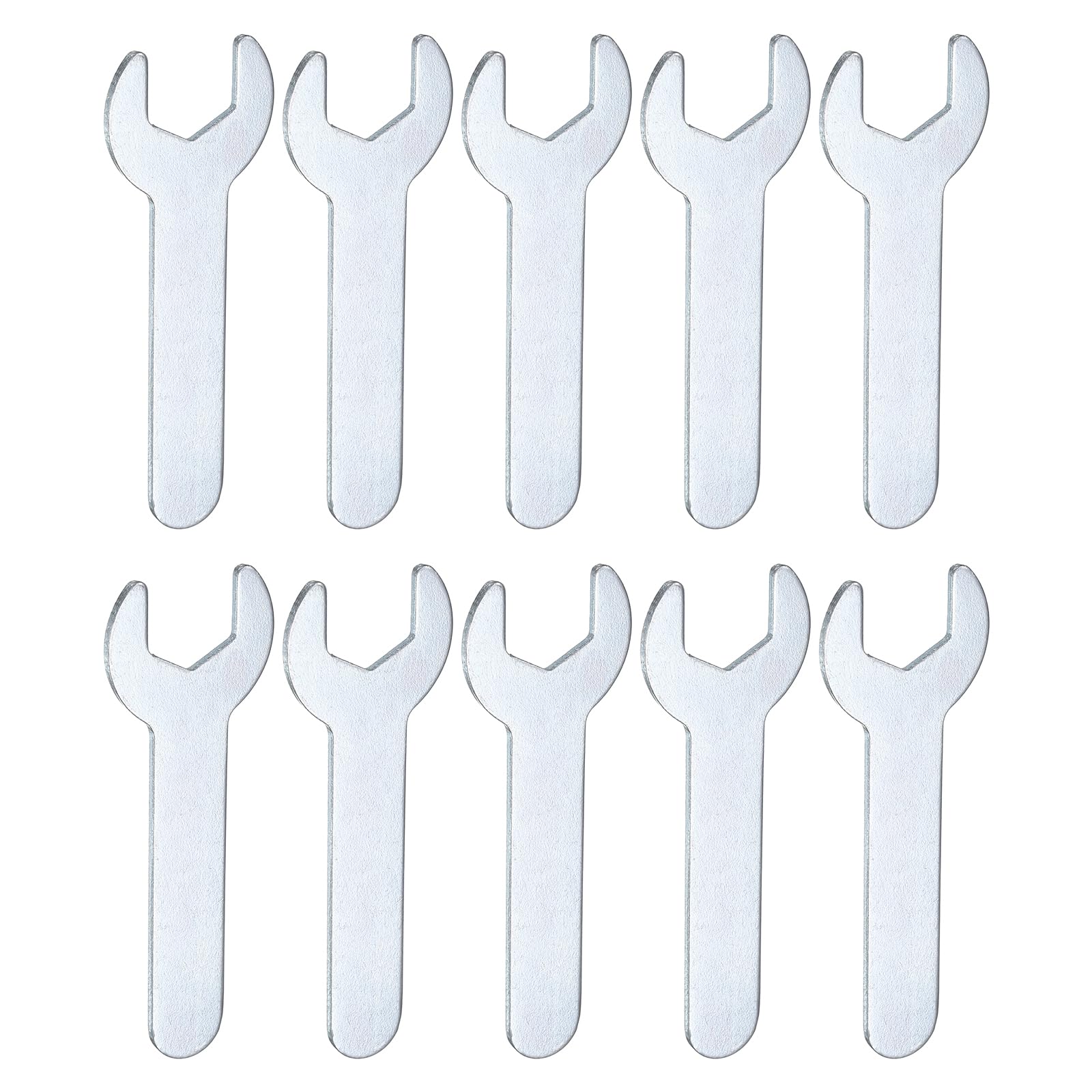 HARFINGTON 10pcs Small Wrench 13x70x1.5mm Metric