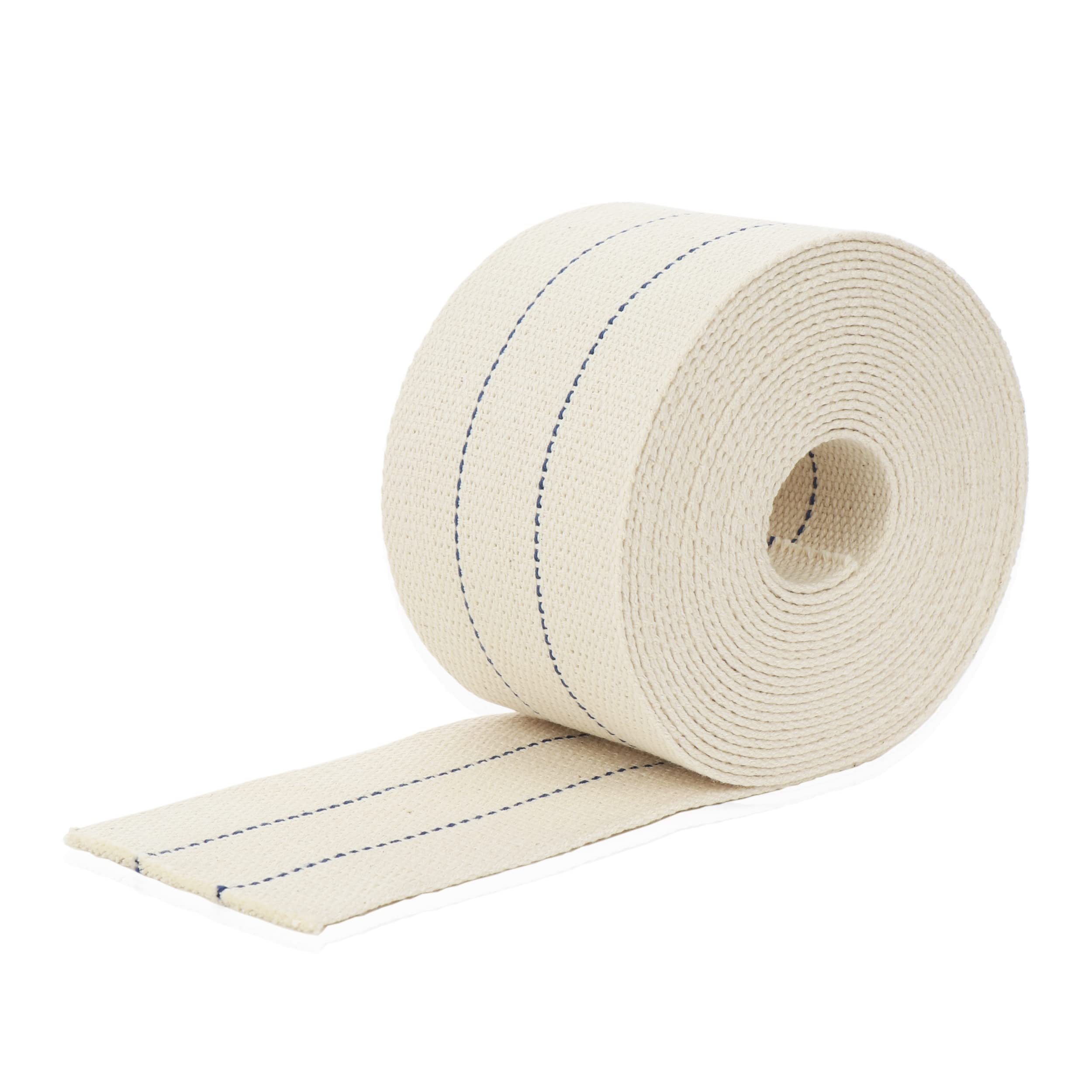 NKlaus 3 meter 66mm 100% natural cotton lamp wick flat lantern wick for oil burner oil lamp with purified petroleum 1308