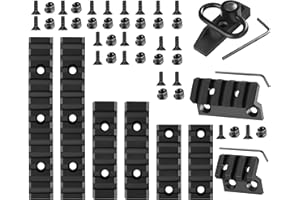 Gotical 5 Slots Aluminum Key mod Rail Section for Key mod Five Slots Key mod Rail Picatinnii Rail Section