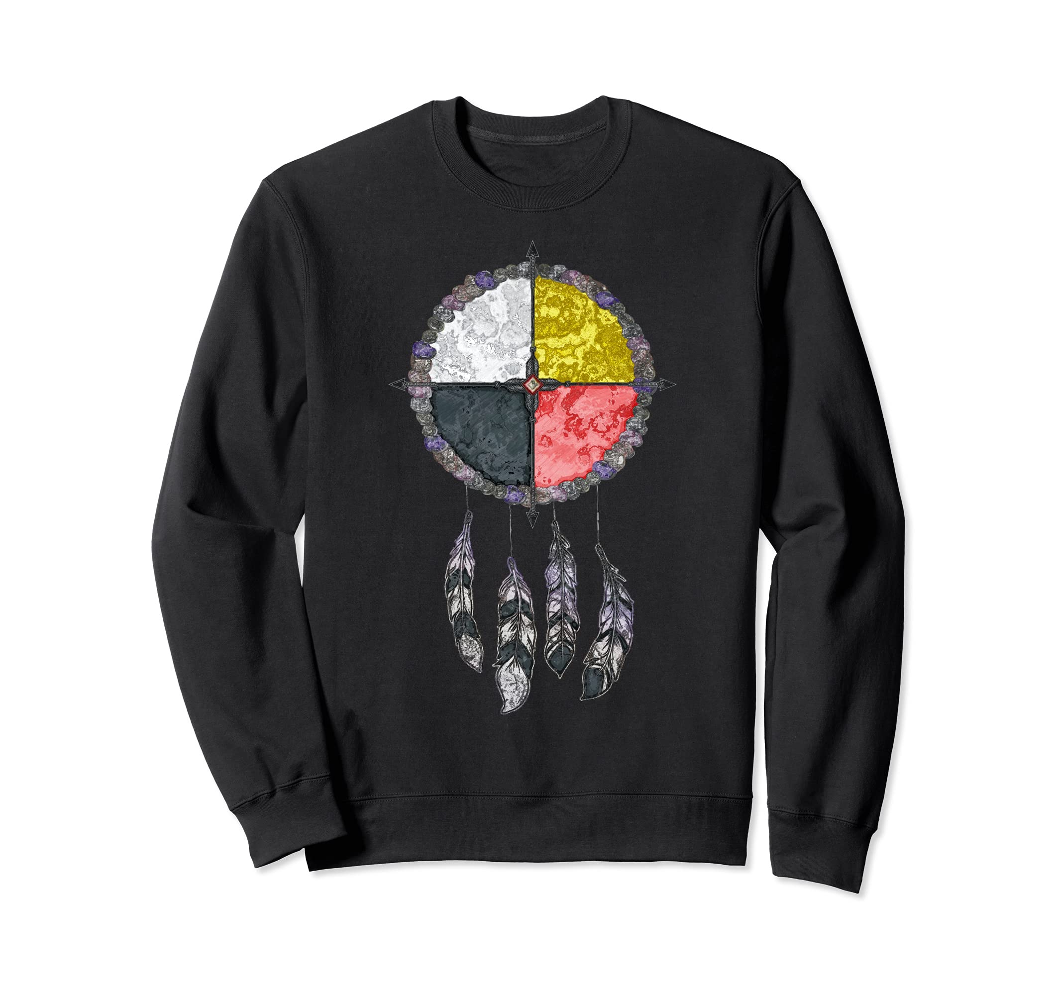 Native Americans - Medicine Wheel Dreamcatcher 5 Sweatshirt