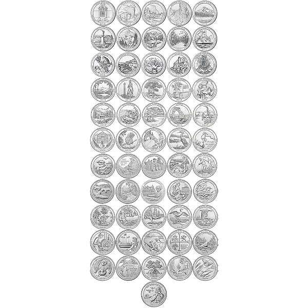 2010 P - 2021 P BU National Parks Quarters - 56 coin Set Uncirculated at  Amazon's Collectible Coins Store
