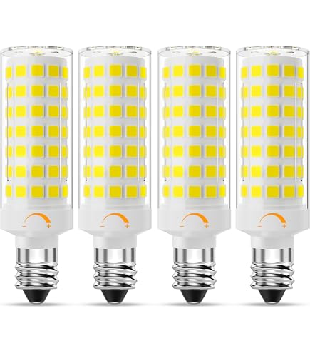 2-Pack E11 LED Bulb 7W 75W Equivalent Dimmable - 750LM Candle Shape, 110-130V Wide Voltage, E11 Candelabra Base for Chandeliers/Table Lamps/Deco Lighting (Daylight white6000K 2-Pack E11 LED Bulb 7W 75W Equivalent Dimmable - 750LM Candle Shape, 110-130V Wide Voltage, E11 Candelabra Base for Chandeliers/Table Lamps/Deco Lighting (Daylight white6000K
