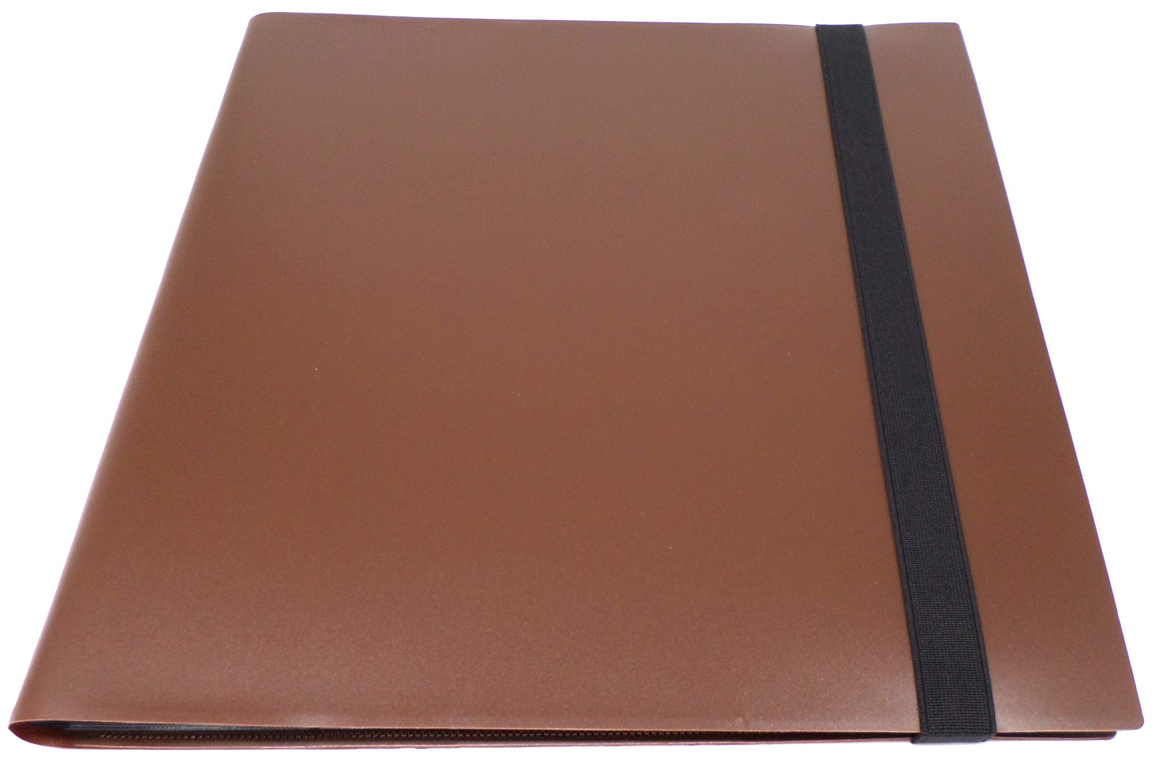 docsmagic.de Pro-Player 12-Pocket Playset Album Brown - 480 Card Binder - MTG - PKM - YGO