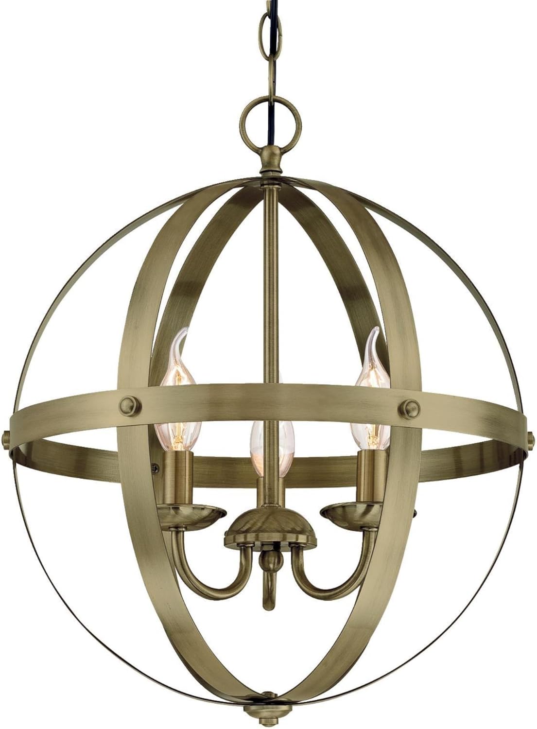 Westinghouse Lighting 6333600 Stella Mira Six-Light Indoor Chandelier, Barnwood and Oil Rubbed Bronze Finish - - 