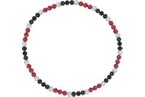 EXPHAIN Philadelphia Phils Baseball Necklace For Men Women Baseballer Inspired Beaded Necklace Unisex Rhinestone Discoball Necklaces Jewelry-gift for baseball team lovers