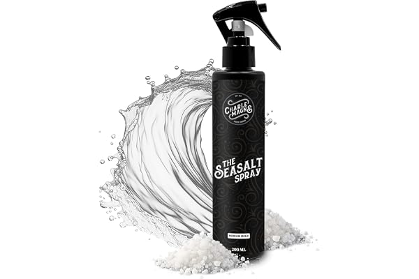 Charlemagne Sea Salt Spray - Salt Water Hair Spray Made in Germany - Developed By Barbers - Sea Salt Spray Hair Men (200 ml (