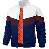 HYPESTFIT Mens Bomber Jacket Casual Windproof Fall Winter Outwear Quilted Insulated Padded Coats