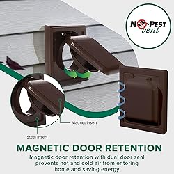NO-PEST VENT, Exclusive Dual Door Dryer Vent Cover