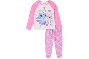 Disney Lilo and Stitch Frozen Minnie Mouse Princess Girls Long Sleeve Shirt and Pants Set for Infant to Big Kids