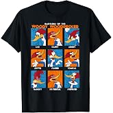 Woody Woodpecker Emotions Vintage Panel Poster T-Shirt Small