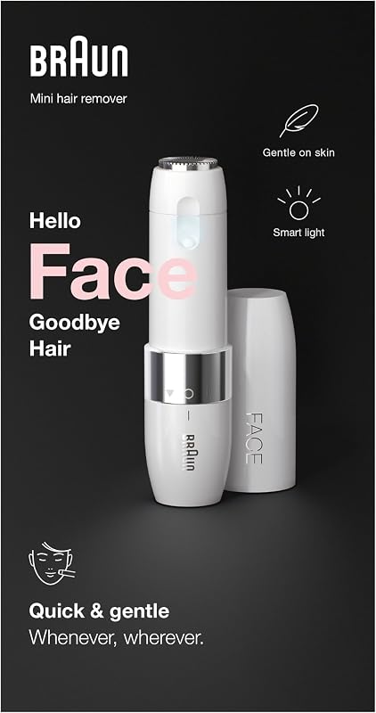 Face Epilatore Viso Donna con Rifinitore di Precisione, FS1000 Bianco